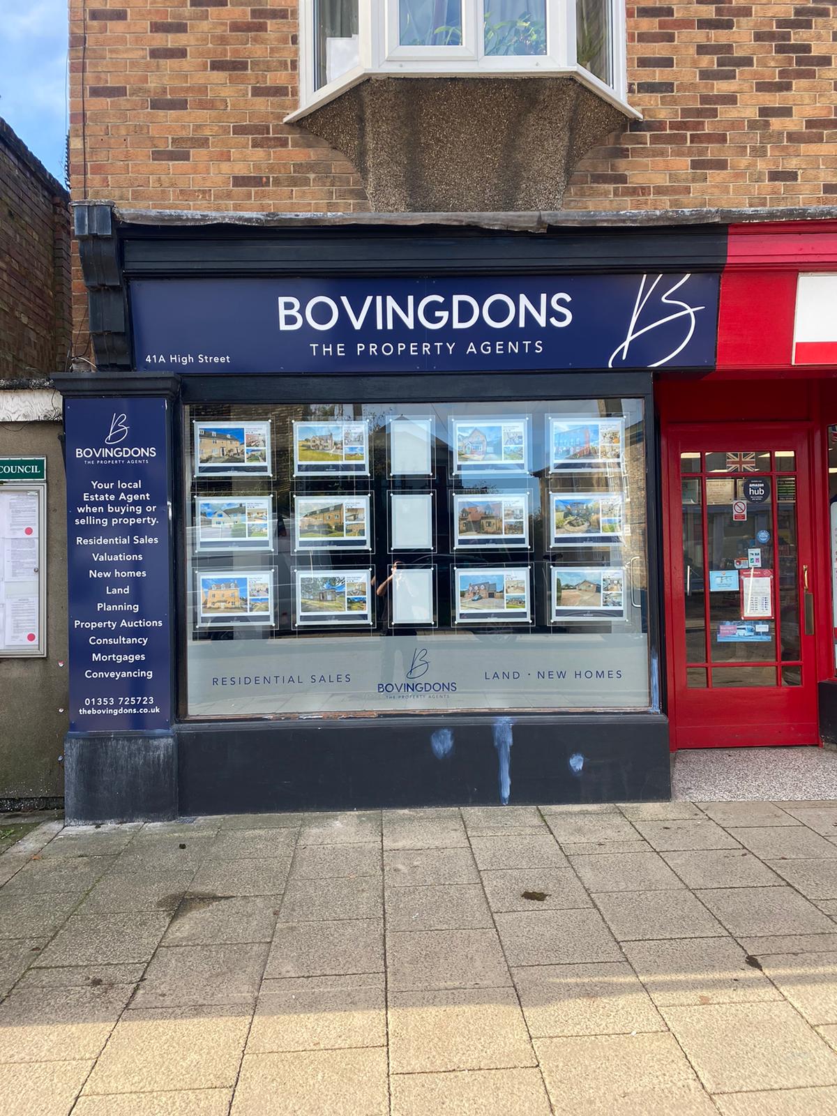Shop front sign or fascia