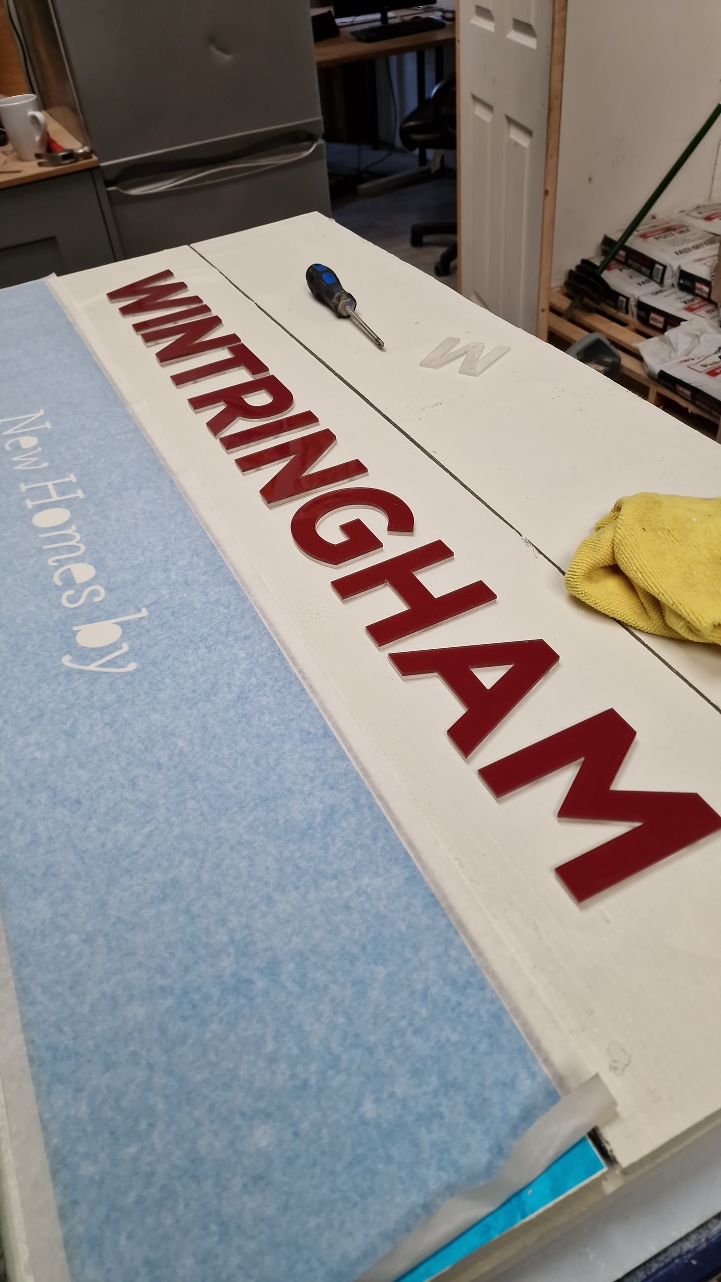 Acrylic Wall Cut out Text