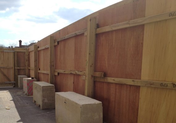 Timber Hoarding supply and erection
