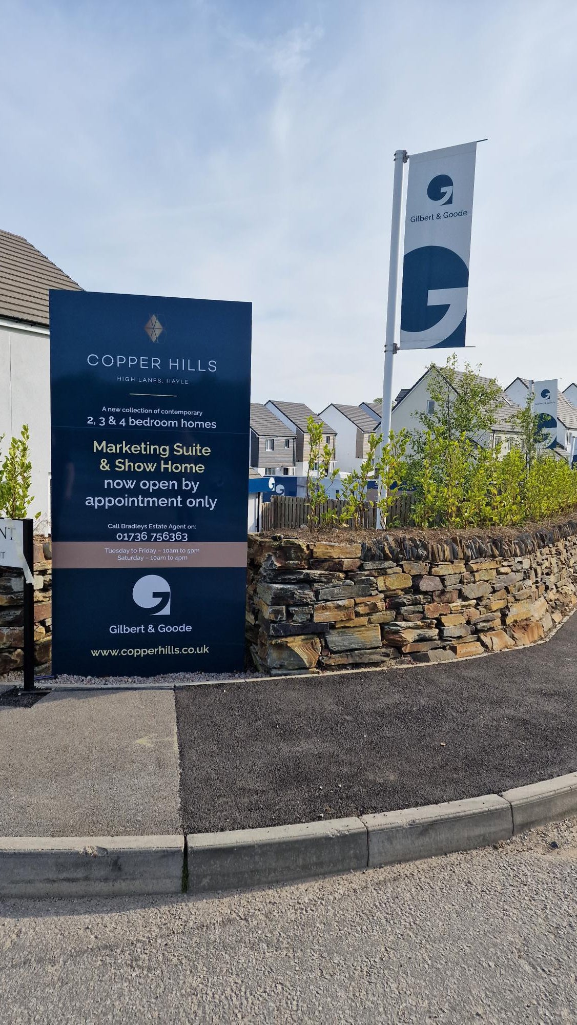 Large Monolith Totem Sign with Folded  Faces