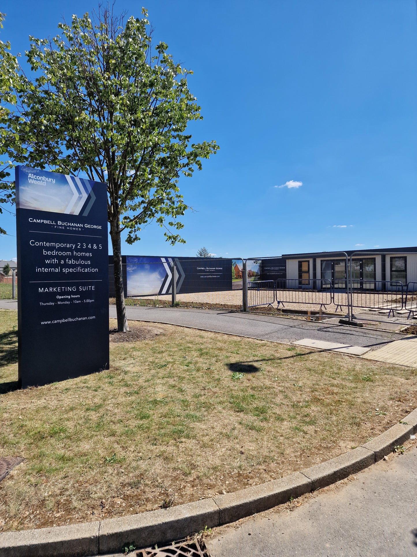 Large Monolith Totem Sign with Folded  Faces