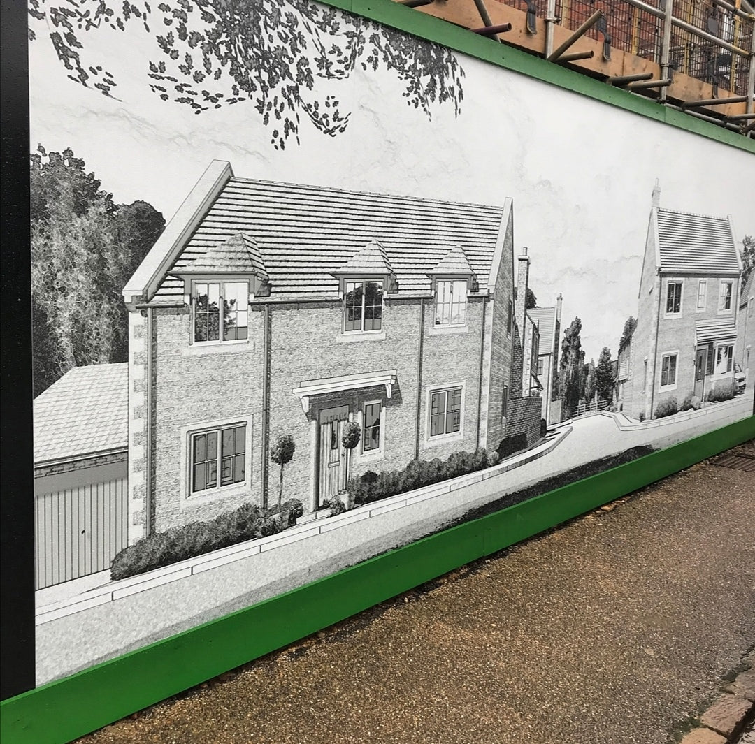 Graphic Hoarding panels Various finishes